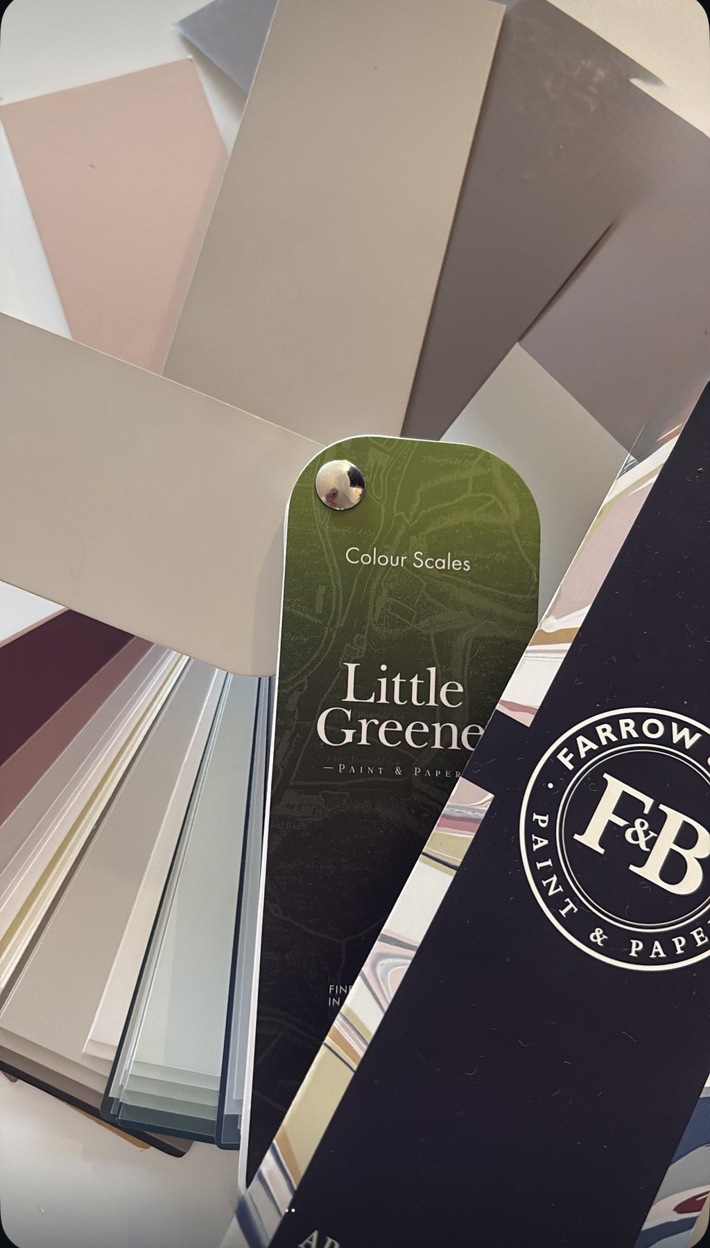 Little Greene en Farrow & Ball kleurwaaiers